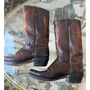 Wrangler Men's Brown Cowboy Boots 7.5